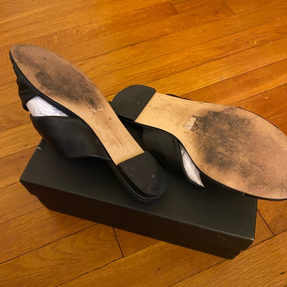 J CREW METALLIC leather Slides - Picture 5 of 5